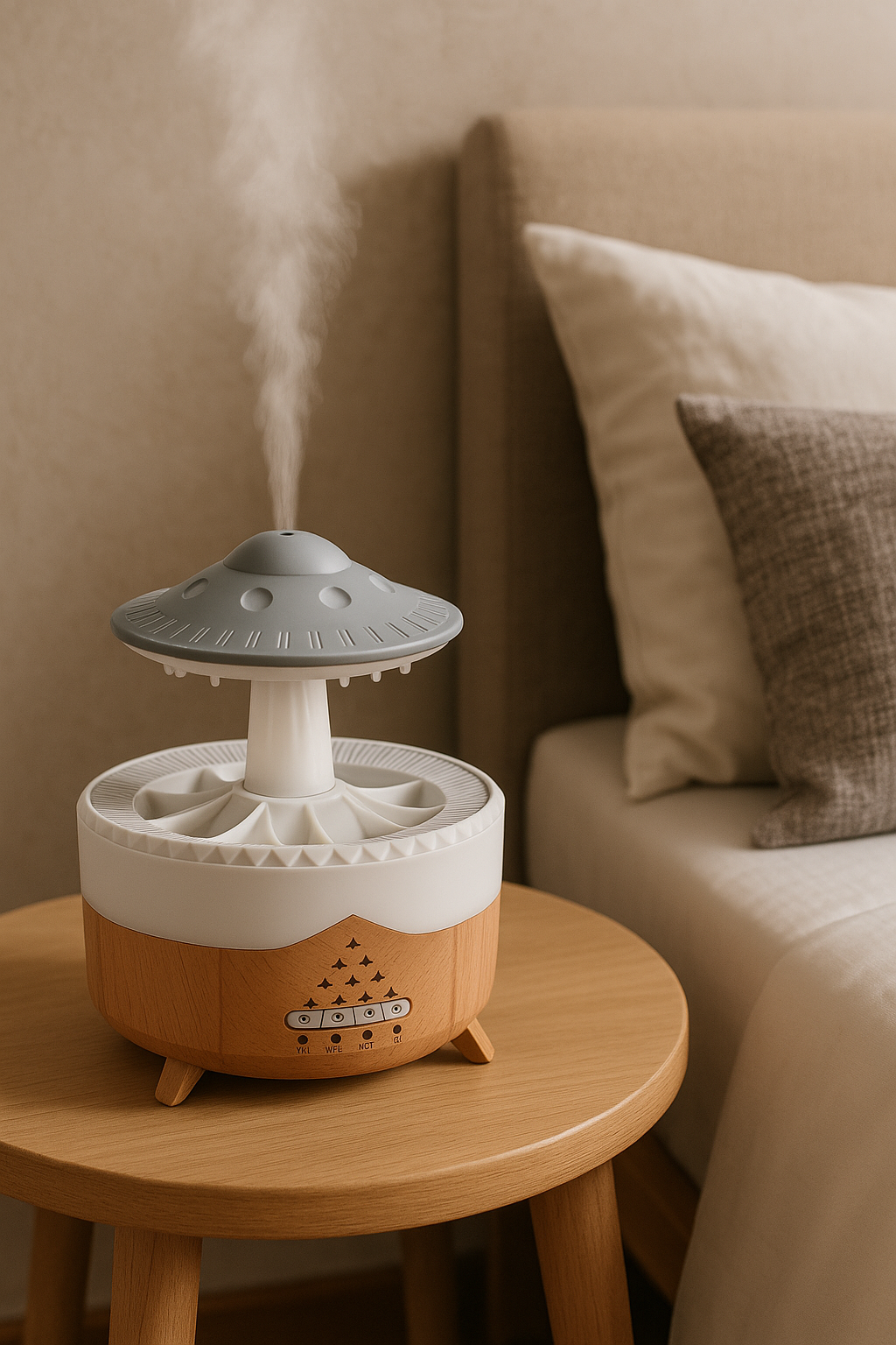 Ultrasonic UFO Air Humidifier & Aromatherapy Diffuser