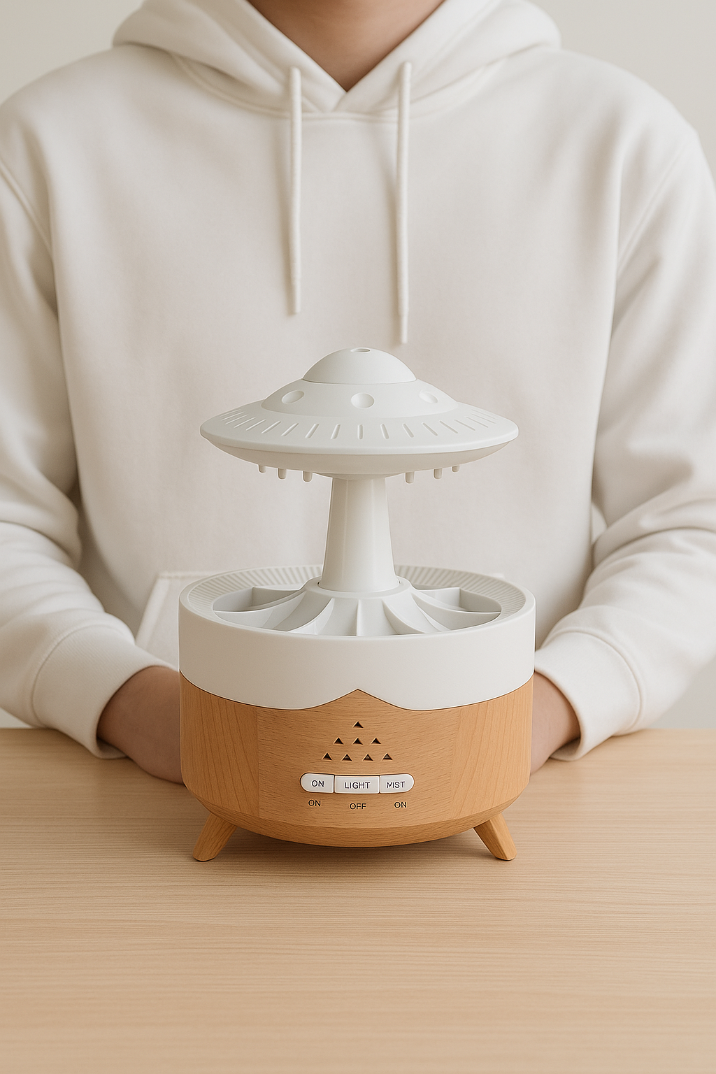 Ultrasonic UFO Air Humidifier & Aromatherapy Diffuser