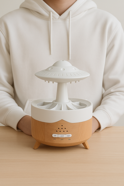Ultrasonic UFO Air Humidifier & Aromatherapy Diffuser