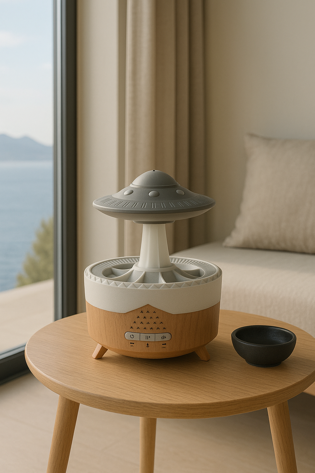 Ultrasonic UFO Air Humidifier & Aromatherapy Diffuser