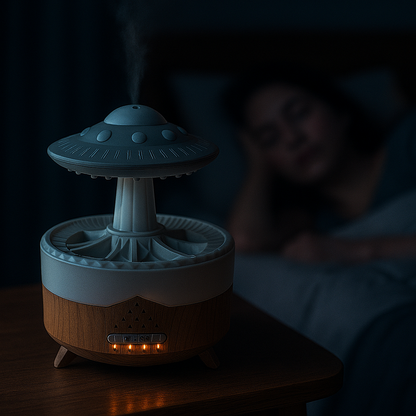 Ultrasonic UFO Air Humidifier & Aromatherapy Diffuser